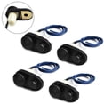 thumbnail image 2 of 4pcs /set Universal Car Vehicle Interior Door Courtesy Light Lamp Switch Button Black Auto Replacement Parts, 2 of 5