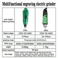 thumbnail image 6 of High Power Engraving Machine 260W/480W Machine 6-bit Variable Speed Electric Drill Cutting Drilling Rotary Tool, 6 of 7