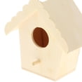 thumbnail image 4 of SunniMix 2xWooden Bird House for Outside,Bird ,Unfinished Paintable Pcs, 4 of 6