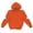 Orange, variant on Girls Halloween Print Hoodie Long Sleeve Loose Fit Pullover Sweatshirt For Kids