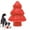 Red, variant on MASBRILL Christmas Tree Dog Chew Toy for Aggressive Chewers, Durable Dog Chew Toys Best Gift for Small to Large Dogs, Tough Holiday Dog Toys