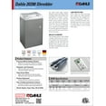 thumbnail image 6 of Dahle 20390 High Capacity Paper Shredder w/Jam Protection, 55 Sheet Max, Level P-2, 6 of 8