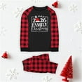 thumbnail image 3 of Gytharion 2026 Family Christmas Pajamas Matching Sets Fashion Casual Long Sleeve Christmas Print Sleepwear and Plaid Pants 2-Piece Xmas Pjs Set for Family, 3 of 3