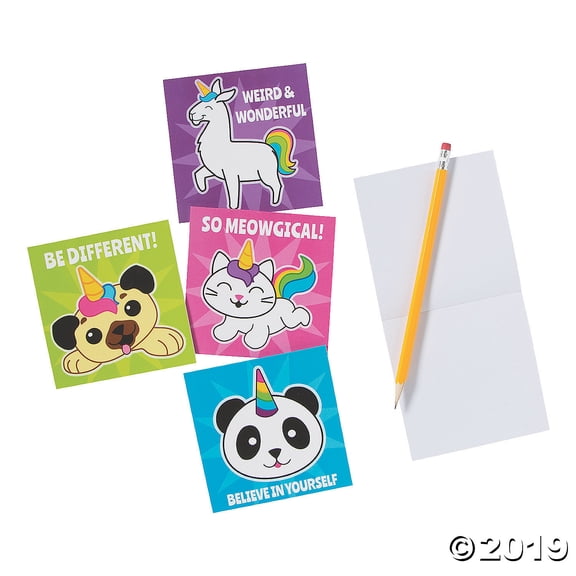 Anicorn Notepads - Party Favors - 24 Pieces