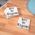 thumbnail image 3 of CafePress - Here Be Dragons 001A - Tile Coaster, Drink Coaster Set of 4, 3 of 4