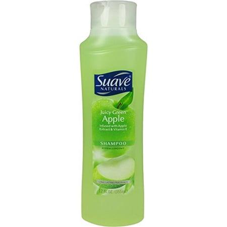 6 Pack Suave Naturals Shampoo Juicy Green Apple 15oz Each