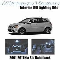 XtremeVision Interior LED for Kia Rio 5 Hatcback 2001-2011 3 Pieces Cool White Interior LED Kit   Installation Tool