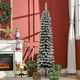 thumbnail image 2 of Árbol de Navidad HOMCOM de 6 pies de altura, flocado en nieve con 395 puntas, 2 of 9