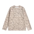 thumbnail image 3 of Fmbrln Mens Long Sleeve Shirts Vintage Washed Crew Neck T Shirts Loose Comfy Fashion Pullover Tops Rose Gold XL, 3 of 4