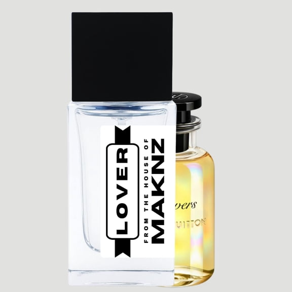 MAKNZ Lover Eau de Parfum, Inspired by Louis Vuitton's LV Lovers, Cologne for Men, 1.7 oz / 50ml – Woody, Green, Aromatic, Powdery, Balsamic, Warm Spicy Scent