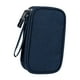 thumbnail image 5 of Organizador portátil para cables de viaje y accesorios. Bolsa de almacenamiento para cargadores. Azul marino grande, 5 of 9
