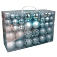 thumbnail image 1 of Conjunto de adornos de bolas de Navidad, decoraciones estacionales de árbol de Navidad para decoración para fiesta de boda navideña, 1 of 5