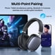 thumbnail image 2 of Auriculares inalámbricos. Cancelación activa del ruido, modo transparente, audio espacial, auriculares Bluetooth con cómodas almohadillas de proteína, 24 horas de autonomía para viajar/trabajar,Negro, 2 of 8