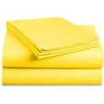 thumbnail image 1 of Alive Pixels Bed Skirt Yellow Solid 100 Percent Cotton Split Corner Pleated 1-Pc with 18 Inch Drop 200TC (Full, Yellow), 1 of 4