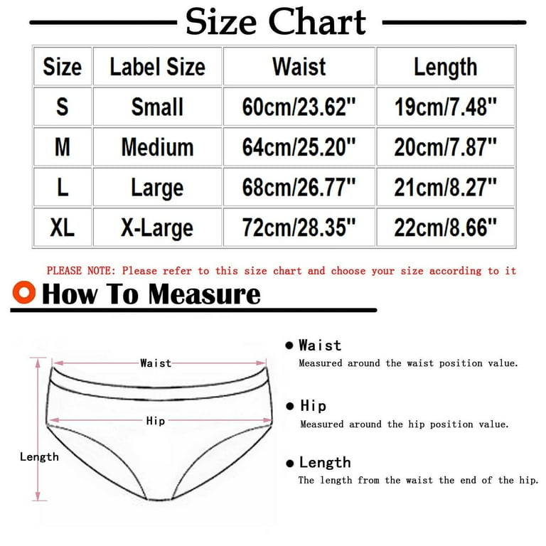 New Year's Saving 2024! AKAFMK Womens Underwear Briefs,Panties for  Women,Women's Fashion Casual Solid Color Briefs