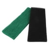 Unique Bargains Black Green Reusable Sponge Filter Fresh Water Aquarium Filter 12.6" Long 2 Pcs
