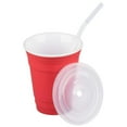 thumbnail image 6 of G.E.T. 16 Ounce Red Reusable Beer Pong Party Cup Set (Set of 4), 6 of 6