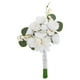 thumbnail image 1 of Ramo de peonías blancas y rosas para novia, elegante arreglo floral artificial para ceremonia de boda, 1 of 7