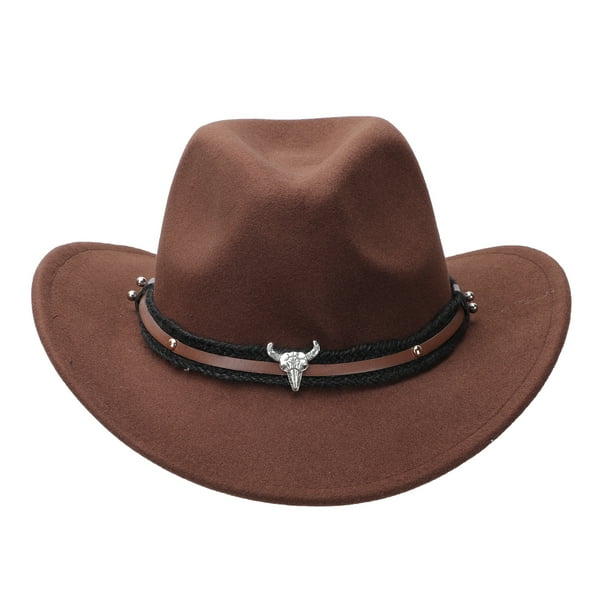 1pc Personalizado Occidental Vaquero Sombrero Moda al aire libre Sombrero Sombrero Sombrero Étnico