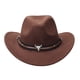 thumbnail image 1 of 1pc Personalizado Occidental Vaquero Sombrero Moda al aire libre Sombrero Sombrero Sombrero Étnico, 1 of 5