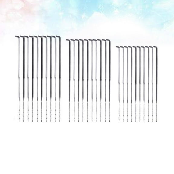 Worgeous 60 Pcs Fabric Felting Poking Tool Embroidery Stitching Wool Needle