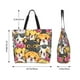 thumbnail image 5 of Balery Cute Cat Cartoon Bolsa Tote Estilo Estético con Cremalleras, Bolsa de Hombro, Bolsa de Compras Grande y Plegable, 5 of 8