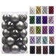thumbnail image 5 of 34 piezas de adornos de bolas de Navidad irrompibles de 4 cm para decoración de fiesta de cumpleaños de boda de árbol de Navidad, 5 of 5