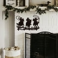 thumbnail image 7 of Iron Wall Art Decorations for Front Porch Living Room Kitchen Matte style Horse 184x285x1mm, 7 of 7