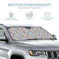thumbnail image 4 of Bingfone Summer Time With Gnome Car Windshield Sunshade,Sun Foldable Sun Shield Sun Visor for Car - Medium, 4 of 9