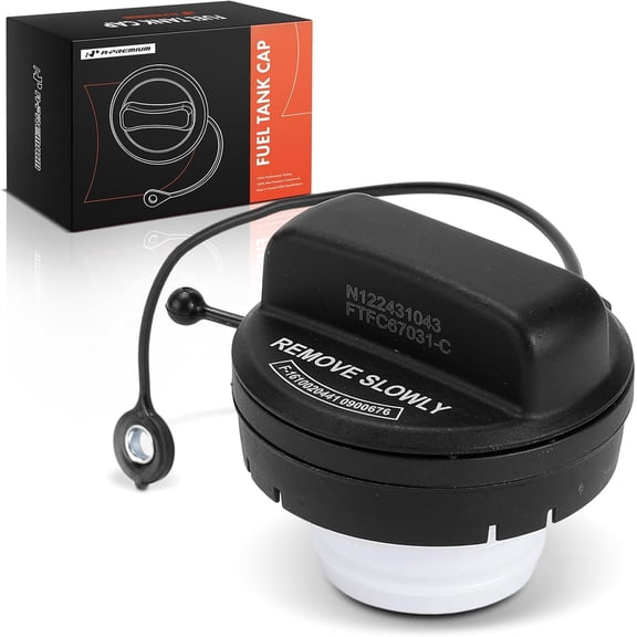 A-Premium Fuel Tank Filler Cap Compatible with Honda Accord 2005-2007, CR-V 2005-2006, Pilot 2005-2008, Odyssey 2005-2010, Ridgeline 2006-2014, CR-Z 2011-2016, Element S2000 & Acura MDX TSX TL RSX