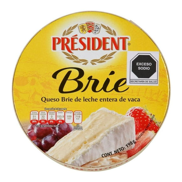Queso brie Président semiduro cremoso 198 g