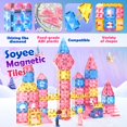 thumbnail image 2 of Bloques de construcción magnéticos Soyee Diamond Princess Castle Kids, 2 of 7
