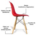 thumbnail image 4 of Set De 4 Sillas Eames Modernas Original Bellair, 4 of 6