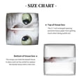 thumbnail image 4 of Goofa Funny Cat Tissue Box Cover PVC Leather Tissue Holder Square Facial Tissue Case Facial Paper Organizer Dispenser for Bathroom, Vanity Countertop, 4 of 8