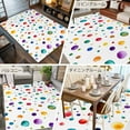 thumbnail image 6 of 5x7 Area Rugs, Colorful Polka Dot Non-Skid Rubber Backing Large Rectangle Rugs - Living Room Bedroom Home Office, Rainbow Color Polka Dots Abstract Indoor Floor Mat Carpets Washable Rug, 6 of 9