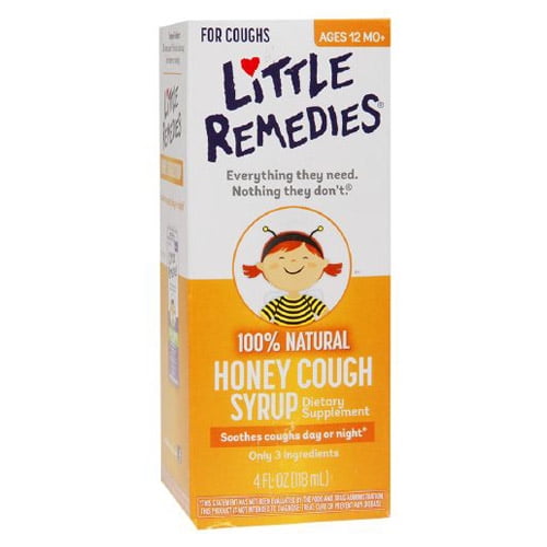 Little Remedies Natural Cough Syrup, Honey 4 Oz