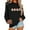 Black, variant on Women's Crewneck Shirts Christmas Sweatshirts Top Fashion Cute Santa Claus Printed Pullover Winter Long Sleeve Sweaters Loose Plus Size Blouses Tops