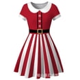 thumbnail image 2 of Vestido de Navidad europeo y americano para niños, estampado de dibujos animados, Princesa, Serie de Navidad, nuevo, 2 of 5