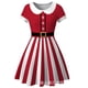 thumbnail image 2 of Vestido de Navidad europeo y americano para niños, estampado de dibujos animados, Princesa, Serie de Navidad, nuevo, 2 of 5