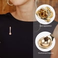 thumbnail image 3 of WRITWAA Coffee Theme Brooch Set 3 Pieces Multi-Color Alloy Pins Decorative Accessories, 3 of 8