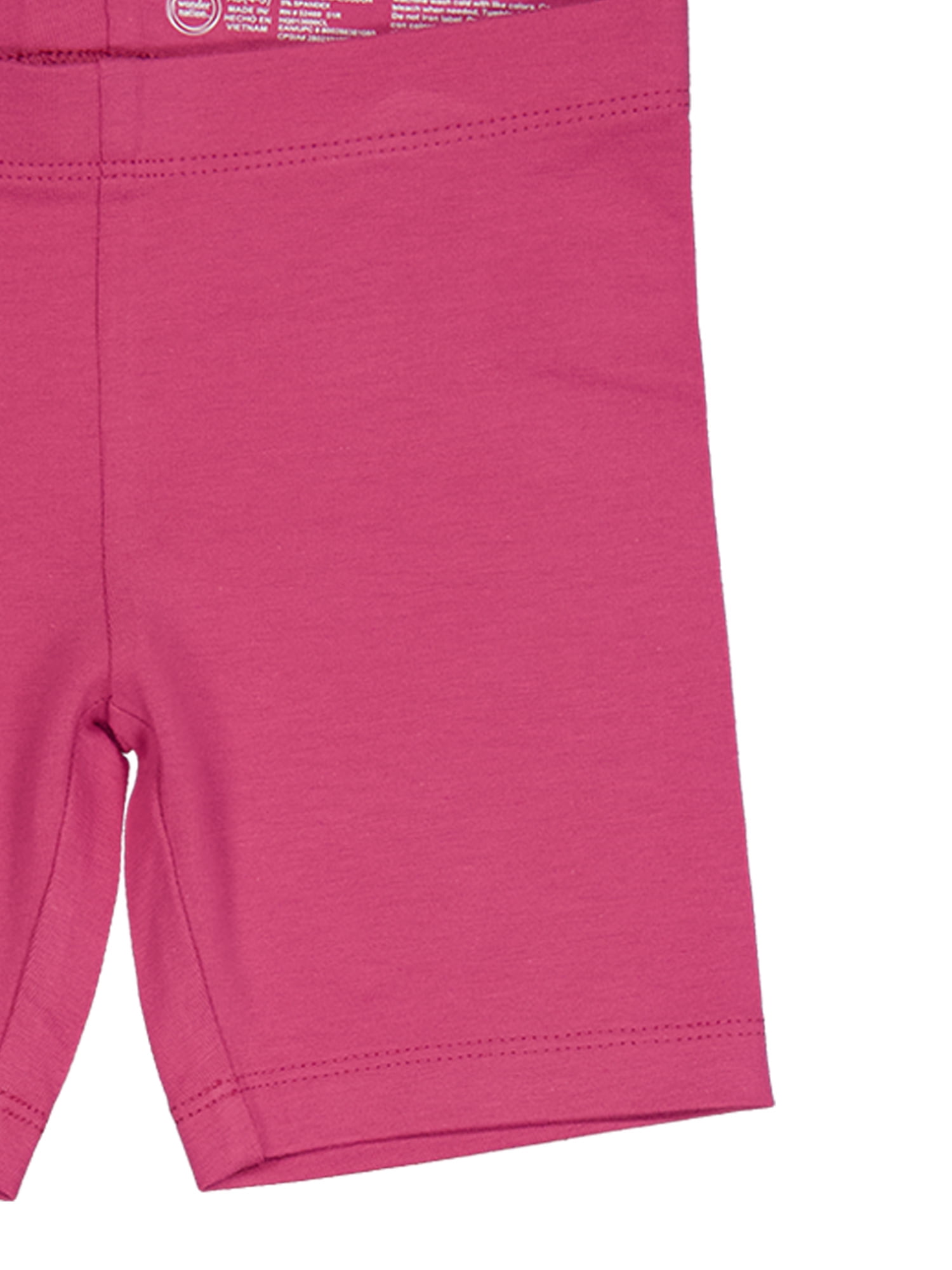 Wonder Nation Girls Bike Short, 6-Pack, Sizes 4-18 & Plus