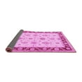 thumbnail image 2 of Ahgly Company Indoor Round Persian Pink Traditional Area Rugs, 6' Round, 2 of 4