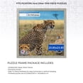 thumbnail image 2 of ArtToFrames 23.85x23.85 Inch - 60.6x60.6 CM Gray Puzzle Frame for 1000 piece Puzzles.1.25 Inch Custom MDF Puzzle Frames, Classic Silver - Comes with Economy Acrylic, 2 of 6