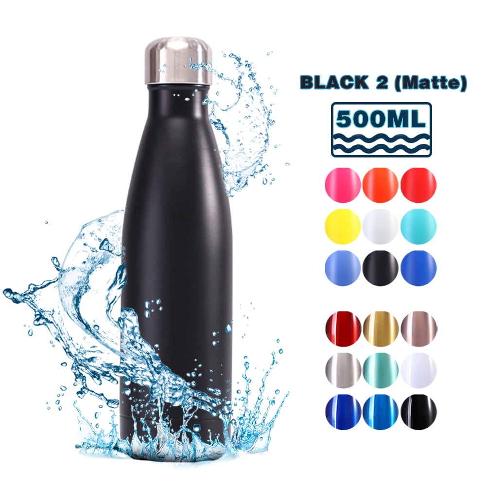 BPA Free Vacuum Insulated Metal Water Bottle 500ml Stainless Steel Water Bottle 