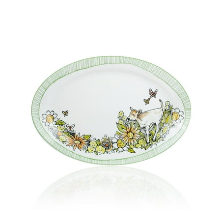 

Everything Kitchens 14 Oval Platter | Have a Cow Jersey Calf