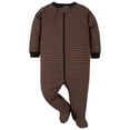 thumbnail image 3 of Gerber Childrenswear by Gerber Crew Neck Footed Sleepers Pajamas (Newborn or Infant), 4 Pack, 3 of 7