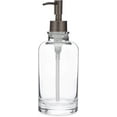 thumbnail image 2 of Rail19 Sonoma Clear Glass Soap Dispenser - Liquid Hand Soap & Lotion for Kitchen and Bathroom Countertop, 10oz (Copper Rustic), 2 of 2