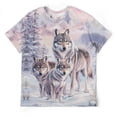 thumbnail image 3 of LAOLIUSN Men'S Wolf Graphic T-Shirt Novelty Animal Print Short Sleeve Top, S-4XL, 3 of 7