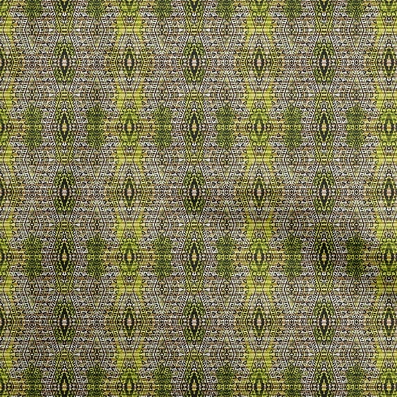 oneOone Georgette Viscose Brown Fabric African Aztech Watercolor Sewing Craft Projects Fabric Prints By Yard 42 Inch Wide