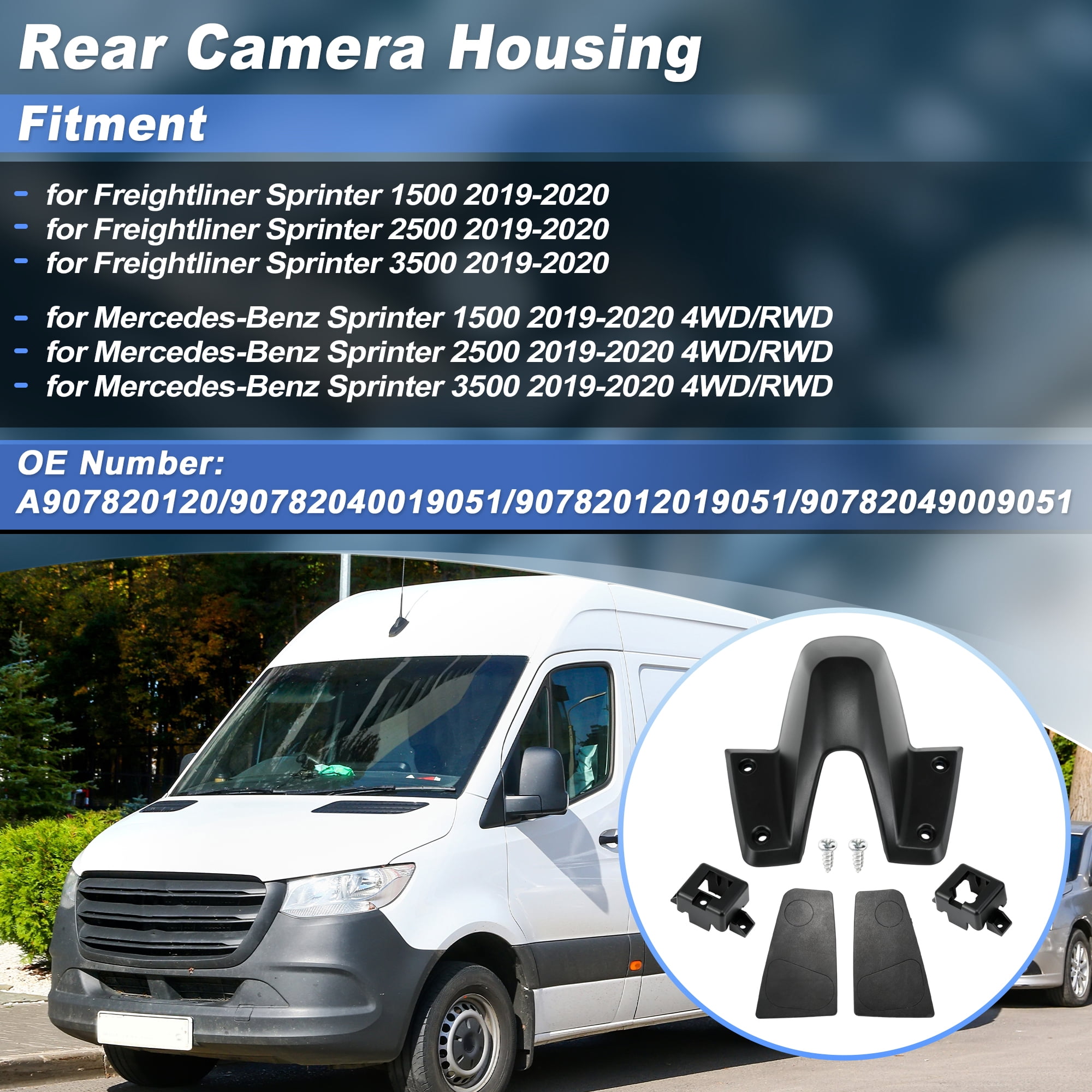 Unique Bargains Rear Camera Housing for Mercedes-Benz Sprinter